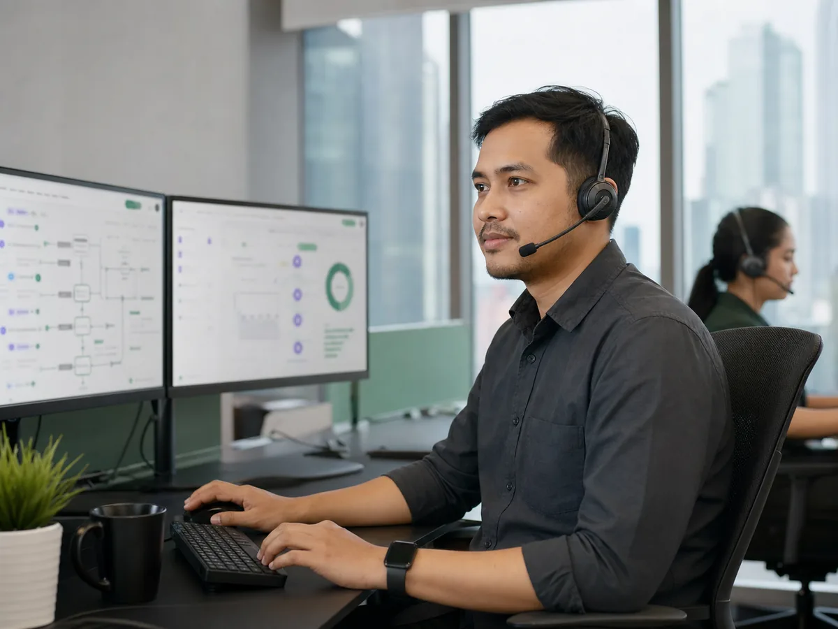 Talktide voice operations specialist in Jakarta