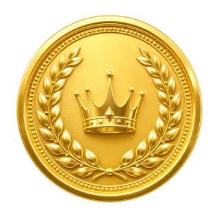 Gold industry recognition medal